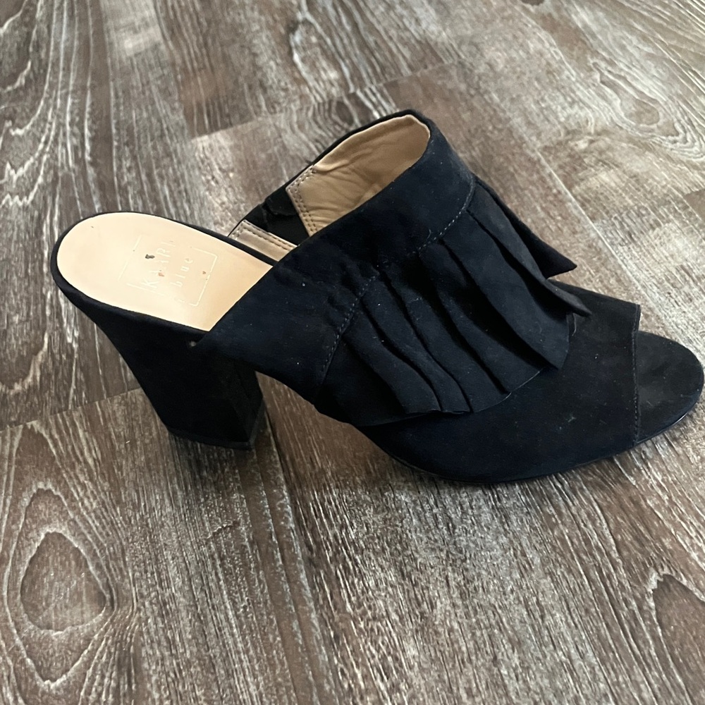 Faux Suede Women's Mules